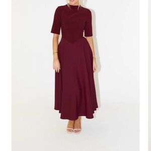 Odd Muse Women's Dress, Burgundy
